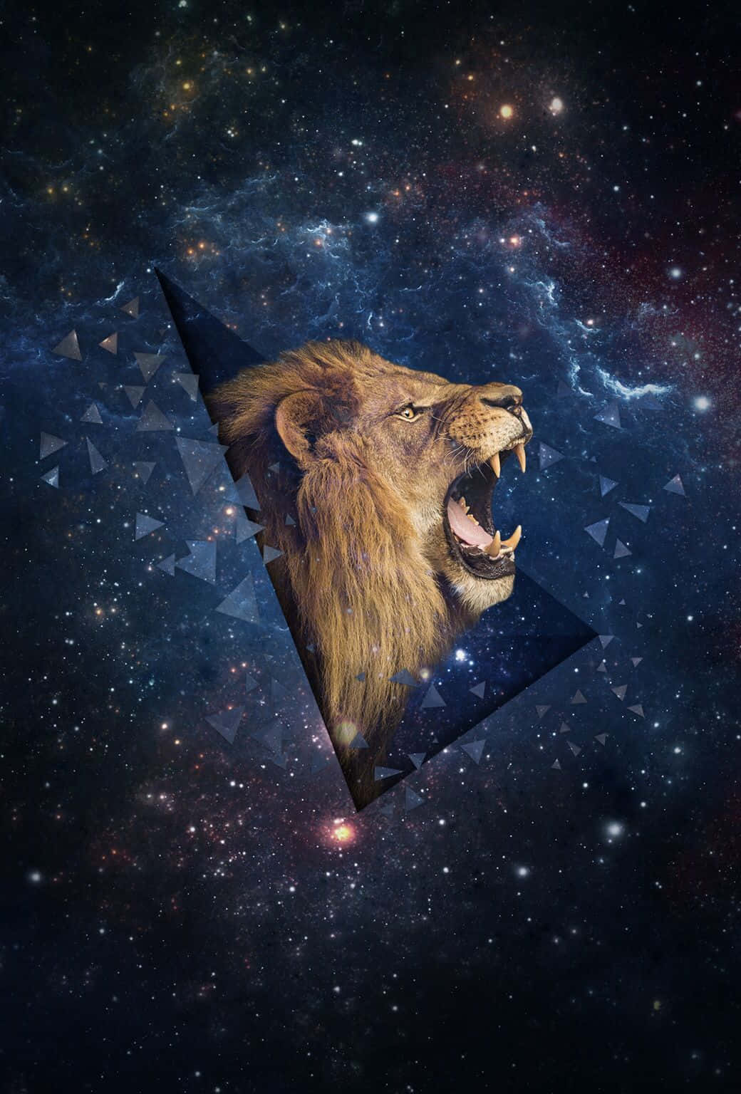 רקע אריה גלקסיה טפט