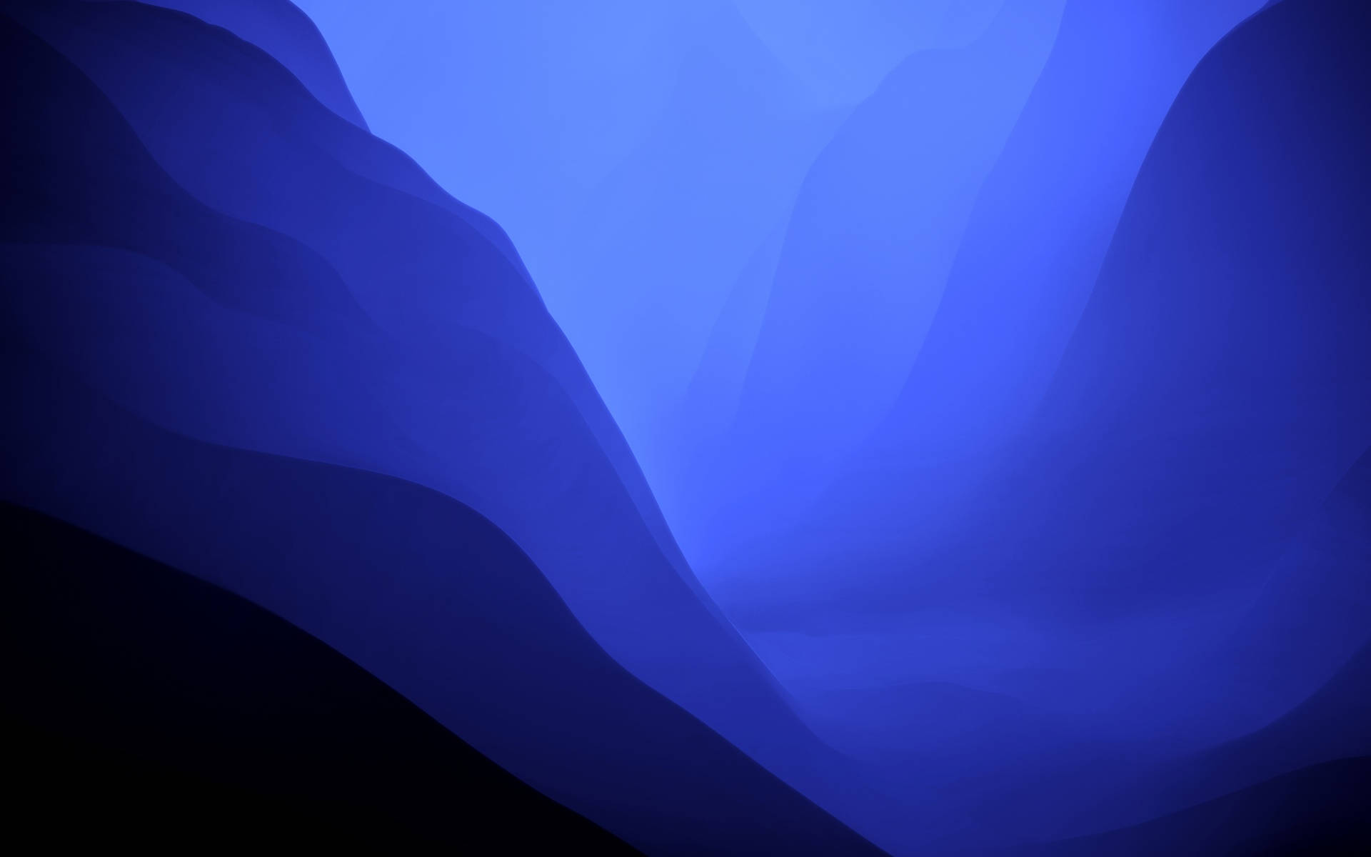 רקע כחול כהה גרדיאנט Mac OS Monterey טפט