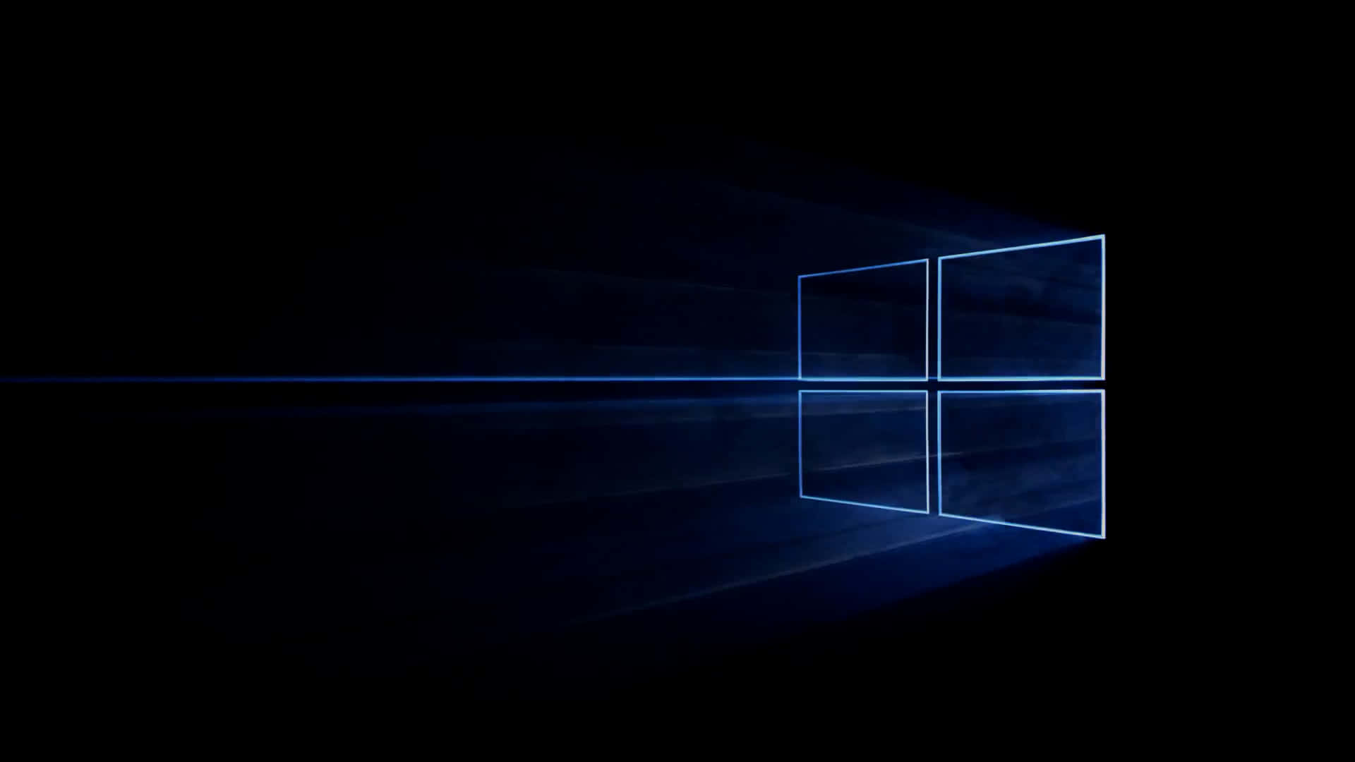 רקע כחול כהה של Windows 10 טפט