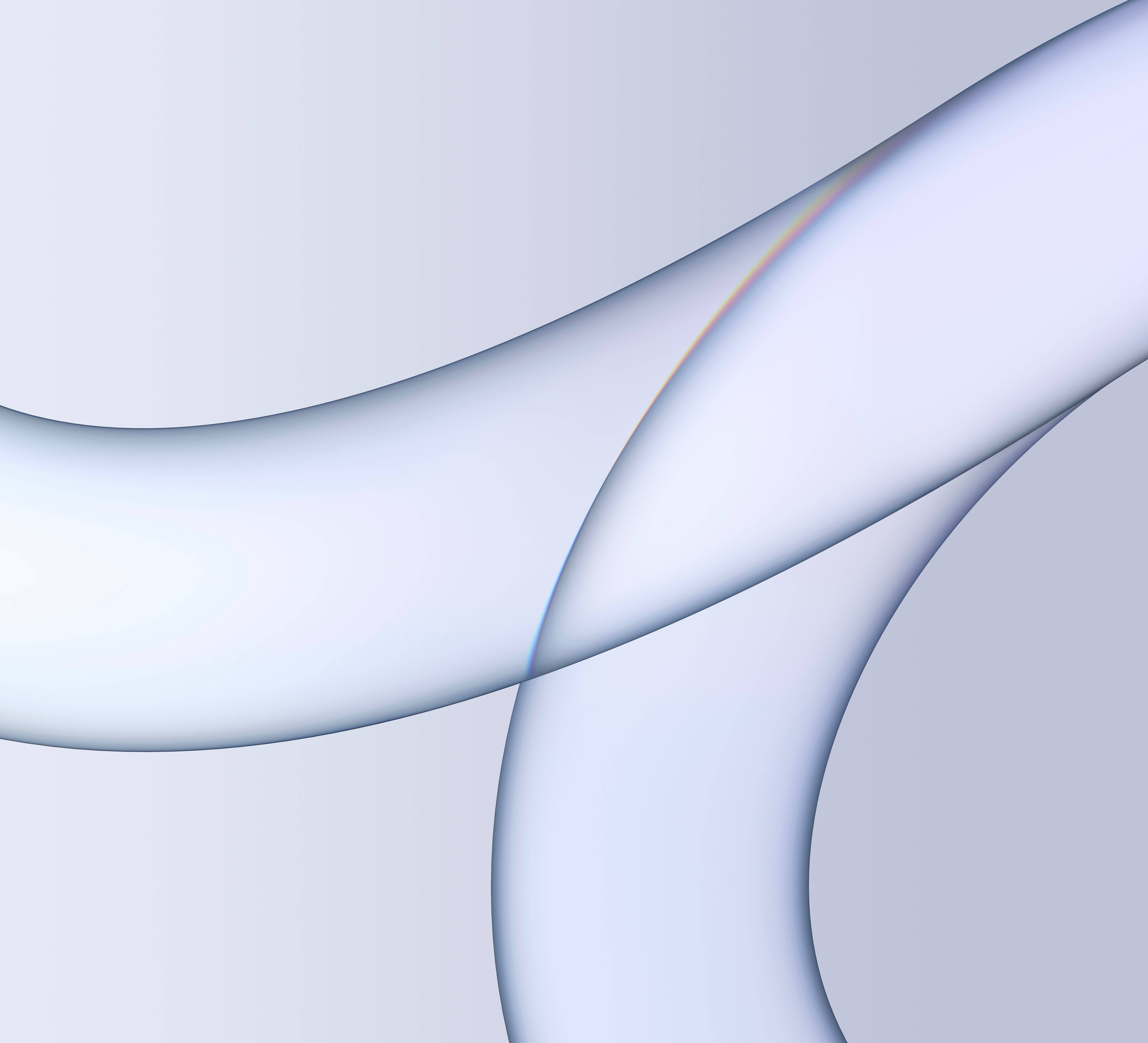 רקע כסוף בהיר עם קווים iMac 4K טפט