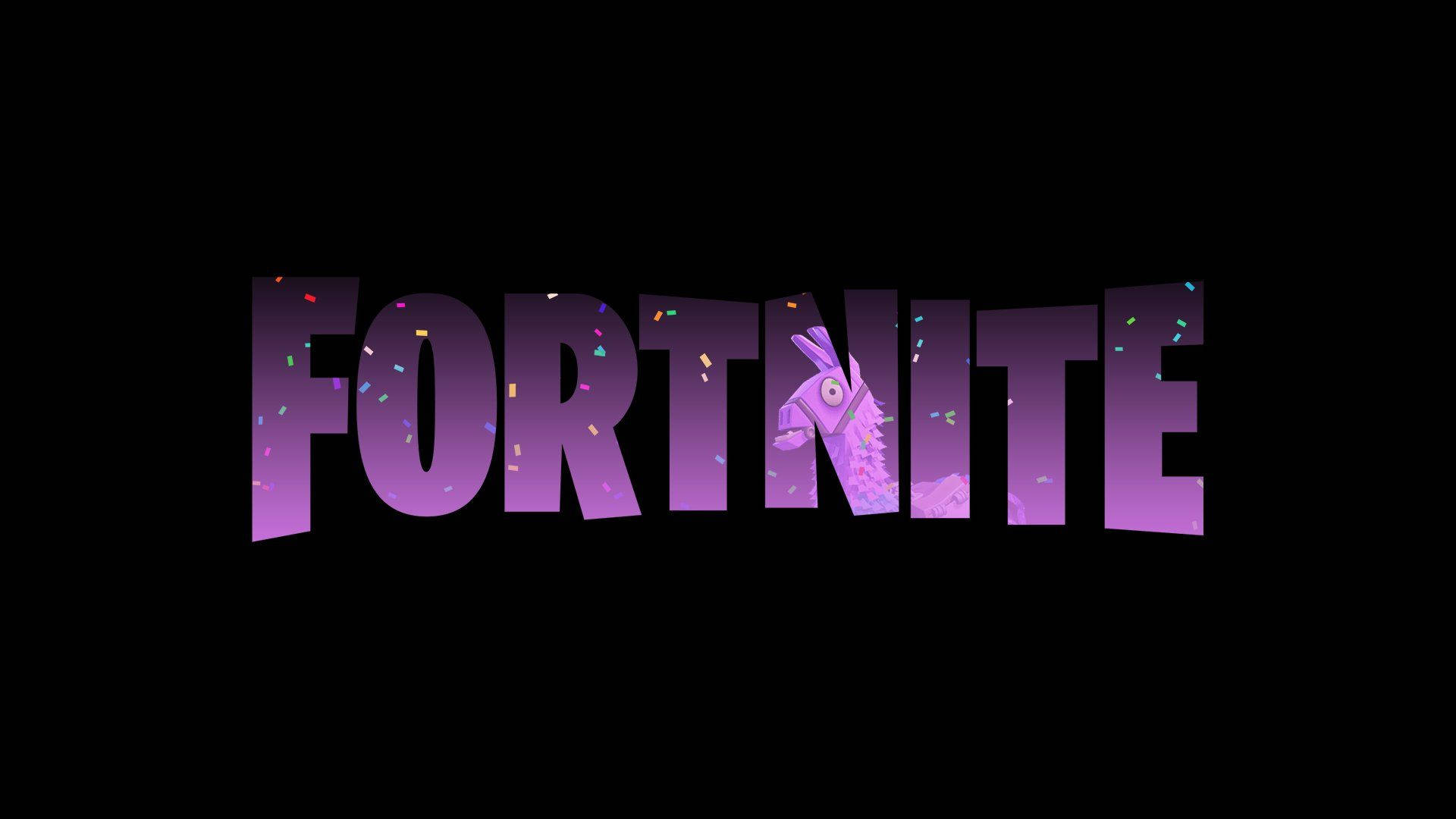 רקע לוגו מגניב של Fortnite טפט