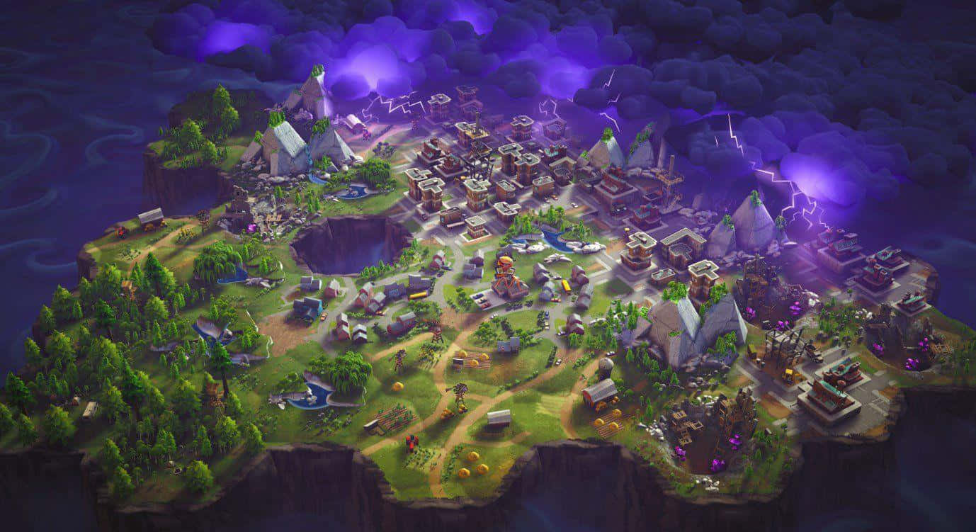 רקע מגניב של Fortnite טפט
