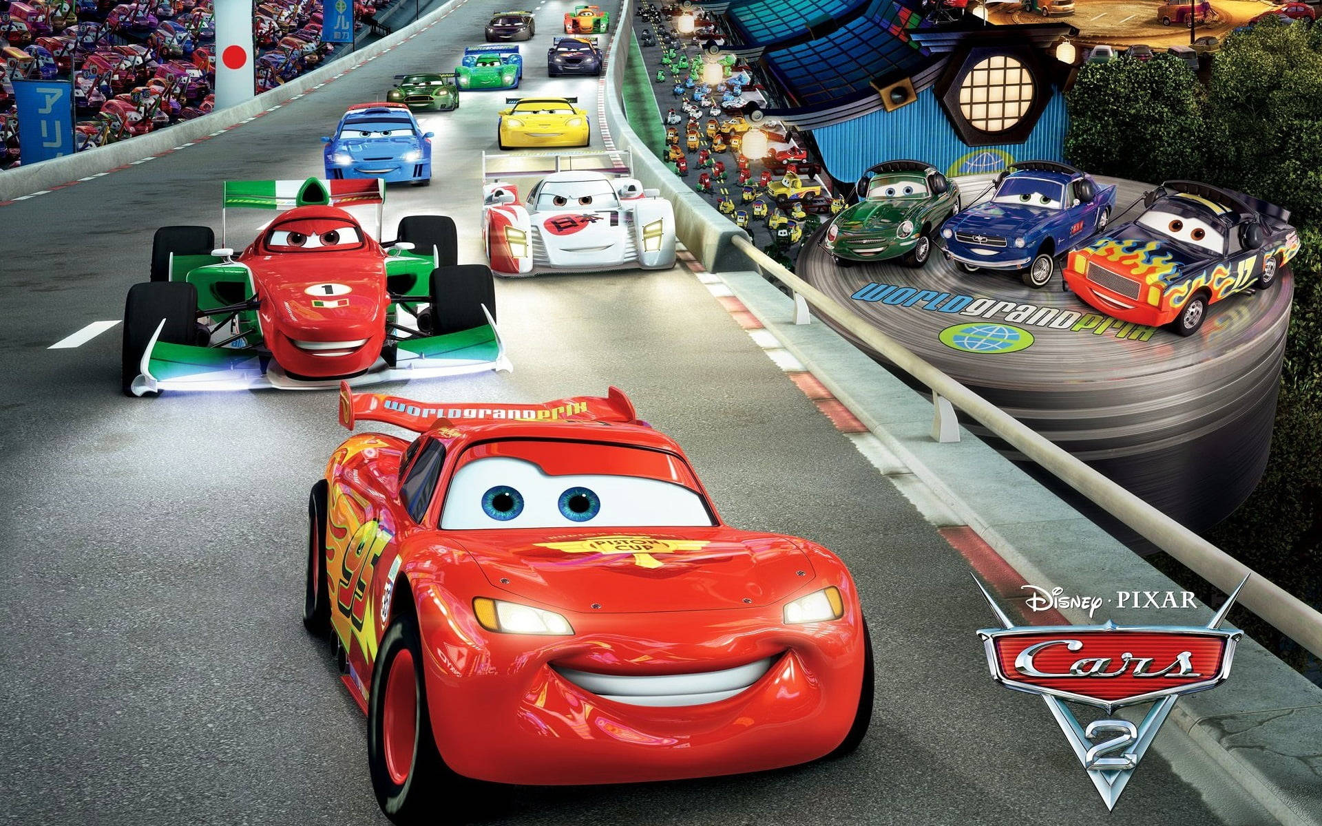 שורת המתחרים המרגשת בגרנד פרי העולמי ברכב 2 טפט