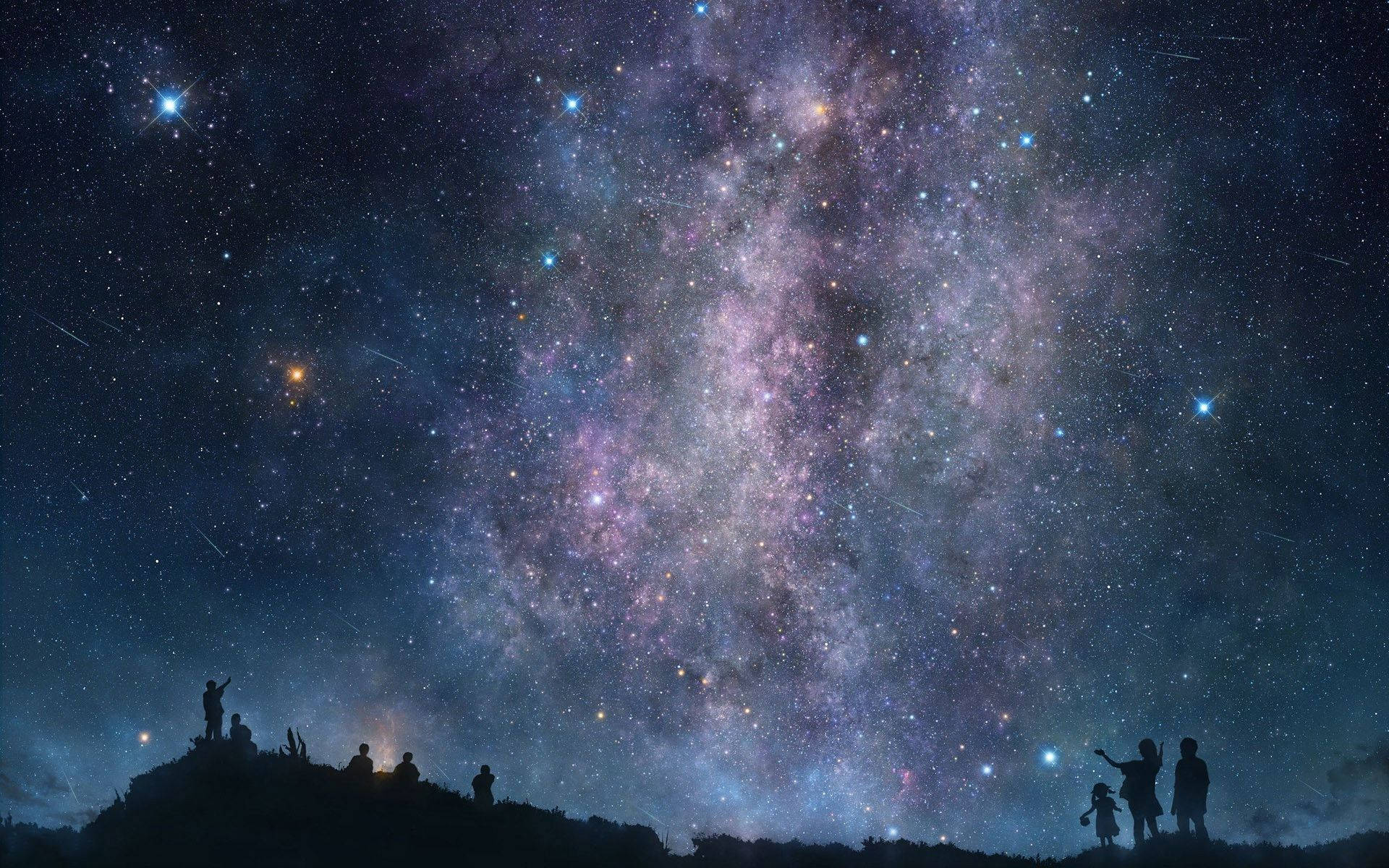 1920x1200 טפט שמיים מלאי כוכבים