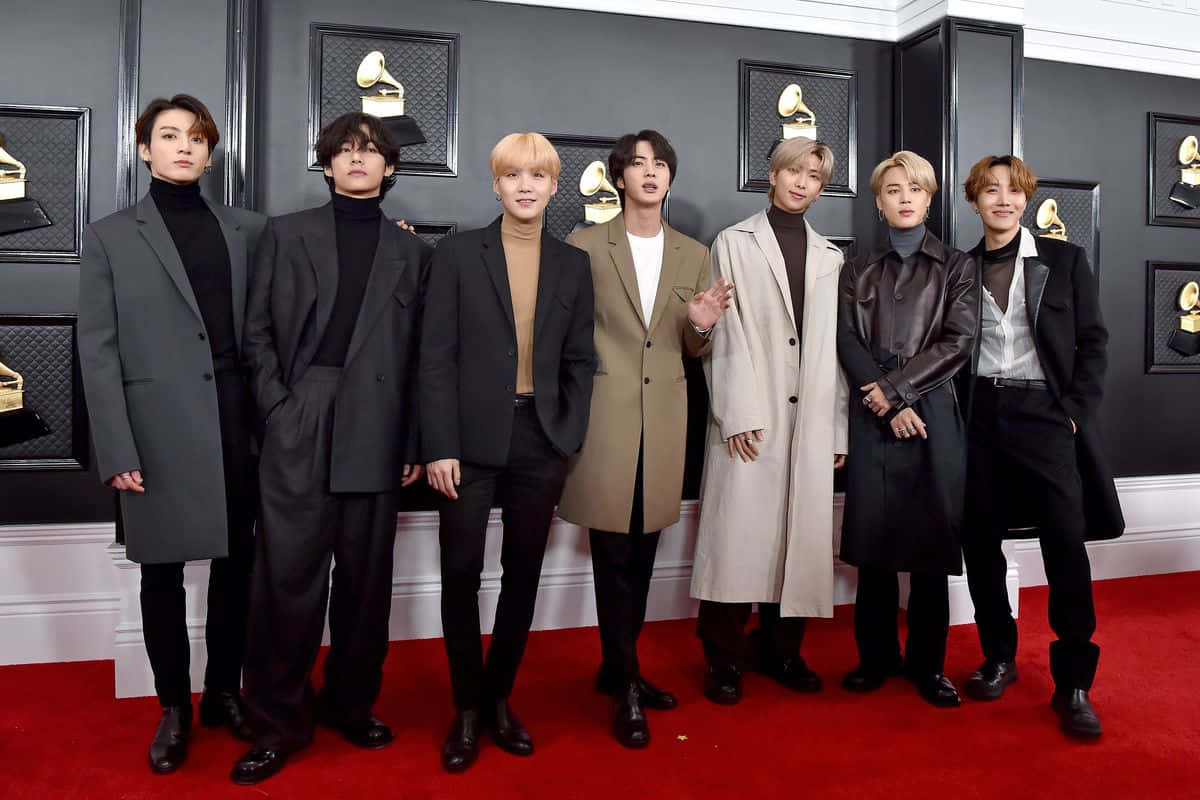 תמונת BTS מטקס הגראמי 2020 טפט