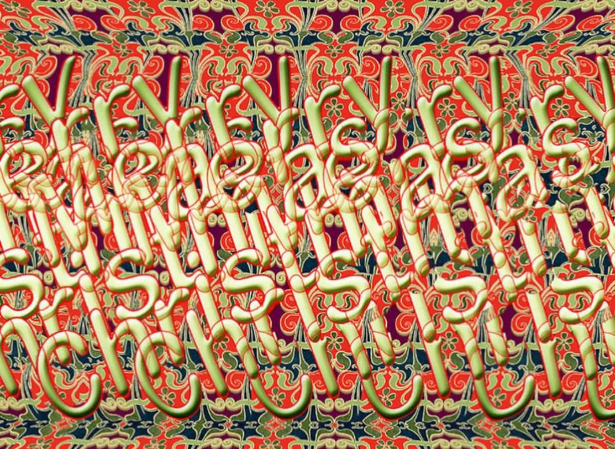 תמונות תלת-ממד של Magic Eye — אבסטרקט טפט