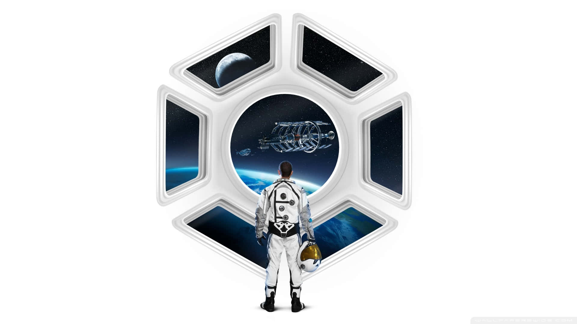 תצפית לחלל 1920x1080 רקע Civilization Beyond Earth טפט