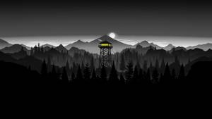 4K Firewatch הרים שחורים ויערות — יער אפל טפט
