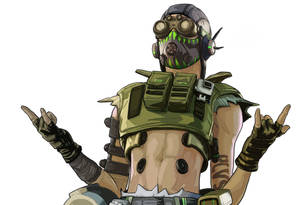 Apex Legends Octane משקפי מגן שחורים