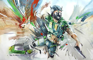 Apex Legends Octane בצבעים שונים