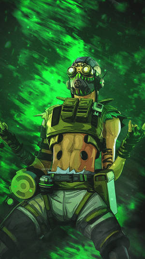 Apex Legends Octane בנושא ירוק