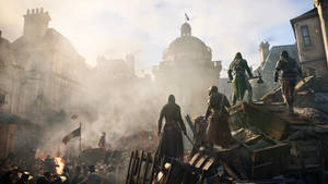 טפט גיימינג של Assassin's Creed Unity מהפכה 4K