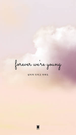 Forever Young BTS אסתטי — אסתטיקת BTS טפט