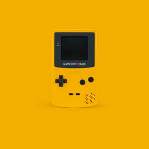 טפט מינימליסטי של Game Boy Color צהוב