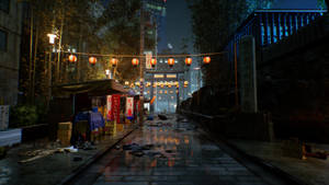 Ghostwire Tokyo טפט אודן — 고스트와이어 도쿄 טפט