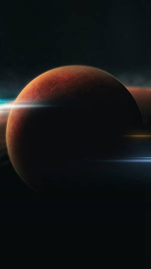 NASA אייפון מאדים כהה — חלל אייפון טפט