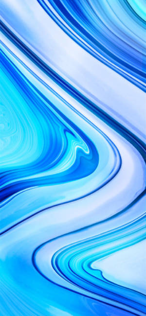 Redmi 9 אלגנטי בגווני כחול — אמנות מופשטת טפט