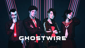 טפט אויבים אנושיים של Ghostwire Tokyo — 고스트와이어 도쿄 טפט