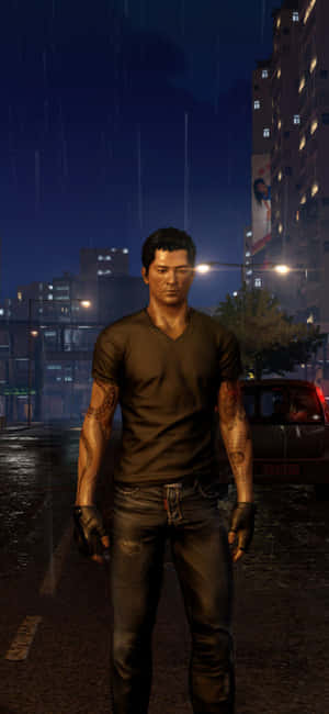 רקע אייפון XS Sleeping Dogs — כלבים ישנים טפט