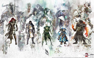 אמנות מופשטת של Guild Wars 2 — אמנות מופשטת טפט