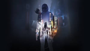 טפט אמנות רשמית של Ghostwire Tokyo — 고스트와이어 도쿄 טפט