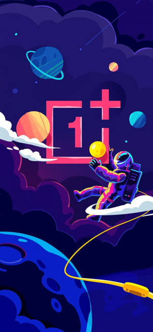 אסטרונאוט חלל Oneplus 9 Pro — חלל אייפון טפט