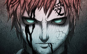 תמונה של גארה מאנימת Naruto Shippuden לרקע שולחן העבודה.
