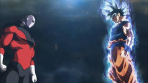 גוקו אינסטינקט עליון מול ג'ירן — Ultra Instinct Goku טפט