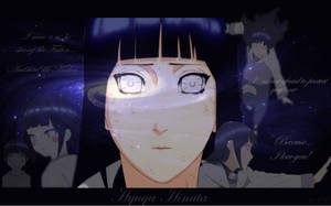 הינאטה מ-Naruto באסתטיקת גלקסיה — נרוטו אסתטי טפט