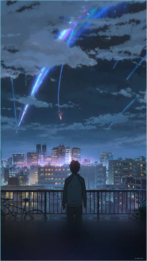 Flares YourName Anime טפטים לאנדרואיד ...anupghosal — ילד אנימה טפט