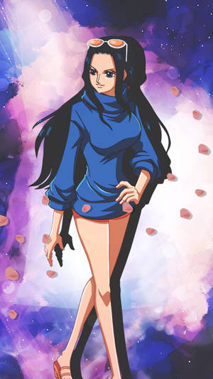 טלפון One Piece בויה בסוודר כחול