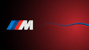 לוגו BMW M בגרדיאנט אדום — BMW טפט