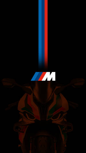 לוגו BMW M ואופנוע — BMW טפט
