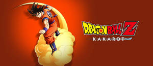 לוגו DBZ עם תמונה של גוקו — דרגון בול z טפט