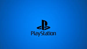 לוגו PS4 ניאון כחול — כחול כהה אסתטי טפט