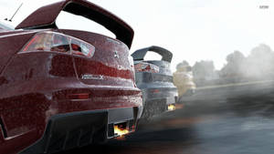 מבט חתך של מכונית אדומה מ-Project Cars — Project cars טפט