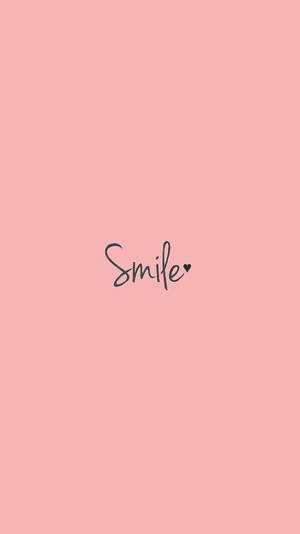 טפט מילה אסתטית Smile