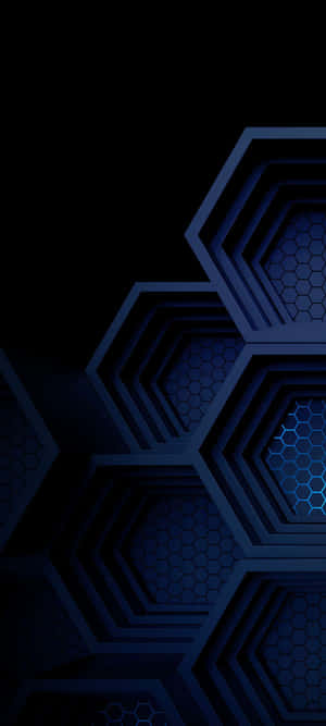 כחול AMOLED — אייפון מופשט טפט