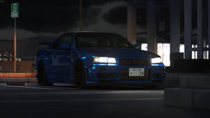 טפט HD של משחק הווידאו Assetto Corsa Skyline R34 Nismo | תמונת רקע