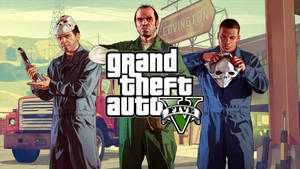 שוד GTA 5 ב-1080P — Gta טפט