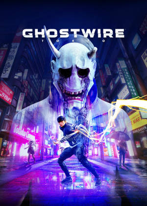 רקע עטיפת המשחק הרשמית של Ghostwire Tokyo — 고스트와이어 도쿄 טפט