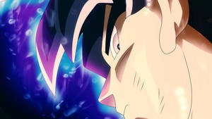 פני זום של גוקו אינסטינקט אולטרה — Ultra Instinct Goku טפט