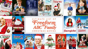 טפט קולאז' חג המולד של סרטי Freeform — קולאז' חג המולד טפט