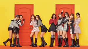 רגעים מהפנטים עם להקת הקיי-פופ Twice — 트와이스 טפט