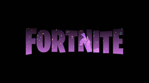רקע לוגו מגניב של Fortnite