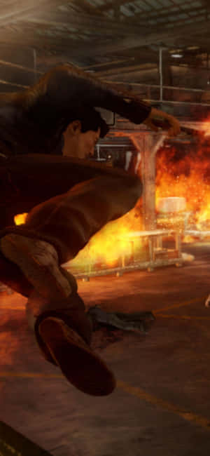 רקע Sleeping Dogs לאייפון Xs — כלבים ישנים טפט