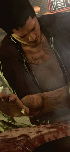 רקע אייפון XS של Sleeping Dogs — כלבים ישנים טפט