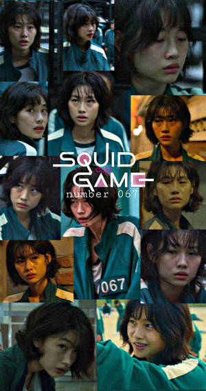 טפט שחקנית 067 Squid Game — משחק הדיונון 067 טפט