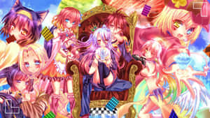 רקע של No Game No Life — אין משחק אין חיים טפט