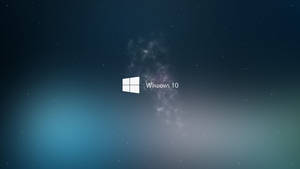 תמונת רקע 4K של לוגו Windows 10 בלבן